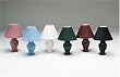 Set of 12 Porcelain Table Lamps By Acme Furniture