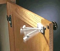 Kidco Swivel Cabinet & Drawer Lock - 2 Packs (8 Locks)