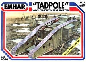 EMHAR "Tadpole" WW1 Tank With Rear Mortar 1:35th by Emhar