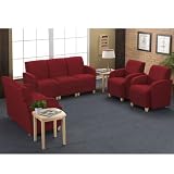 Fully Upholstered Contemporary Six Piece Reception Set Siena Collection by Lesro - OFG-RS0020