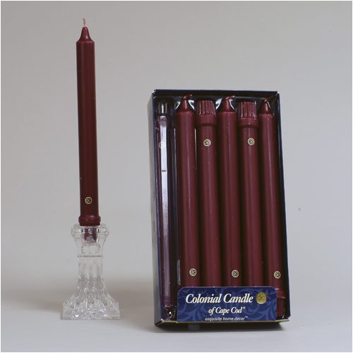 Colonial Candle Classic Tapers, 8Inch, Mulberry Pack of 12 New eBay
