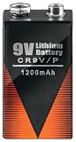 Wentronic 9-Volt Block Lithium Batterie (High Power)