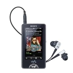 Sony Walkman NWZ X 1050  MP3-/Video-Player 16 GB (7,6 cm (3 Zoll) OLED-Display, UKW-Radio, WiFi, Podcast, USB 2.0) schwarz