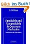 Speakable and Unspeakable in Quantum Mechanics: Collected Papers on Quantum Philosophy