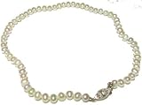 Elizabeth Necklace featuring Hand-Knotted Freshwater Pearls