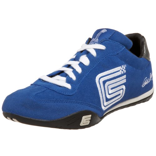 A2Z Racer Gear Mens Shelby Cobra CS007 Embroidered Logo Casual Driving Shoe,Blue,9 M US
