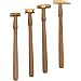 Grizzly H7712 Jeweler's Brass Hammer Set, 4 pc.