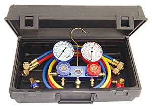 Mastercool ECON R-134a Manifold Gauge with Thermometer / MSC-89660SP