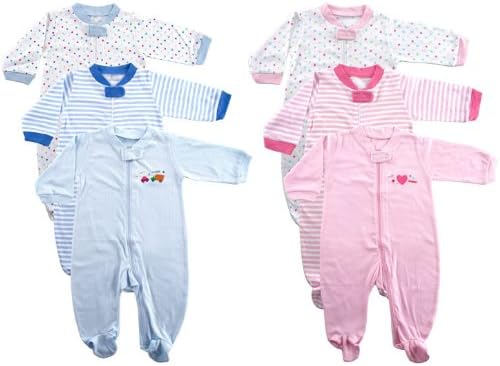 Luvable Friends 3-Pack Zippered Sleep N Play