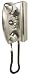 Crosley 302 Wall Phone CR55-Brushed Chrome