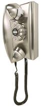 Crosley 302 Wall Phone CR55-Brushed Chrome