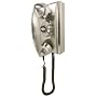 Crosley 302 Wall Phone CR55-Brushed Chrome