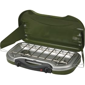 Coleman Electronic Ignition Propane Stove with Handle - Black/ Gray