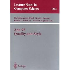 Ada 95 Quality and Style: Guidelines for Professional Programmers (Lecture Notes in Computer Science)