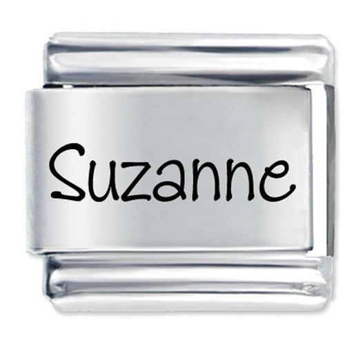 Name Suzanne Italian Charms Bracelet Link