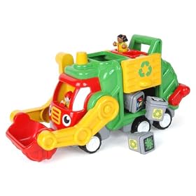 Wow Flip 'n' Tip Fred Friction Powered Recycling Truck