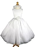 New White Flower Girl Communion Pageant Dress Sz 2 to 12 - Same Day Shipping. Takes About 2-3 Days
