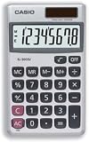 Review CASIO  / Casio Calculator Handheld Battery Solar-power 8 Digit 3 Key Memory Wallet 70x117x8mm Ref SL300SV