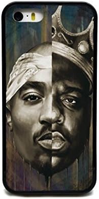BIGGIE &amp; TUPAC FACE RAP HIP HOP ~ Personalized Custom Beauty Diy Smooth Surface Durable Tpu Rubber Silicone Case Cover Skin Unique iphone 6 Case ~ (iPhone 6, 4.7" inch Case)