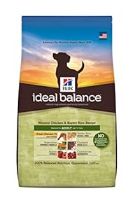 Hill's Ideal Balance Chicken and Brown Rice Recipe Adult Dog Dry Food Bag, 30-Pound Hill's Ideal Balance Chicken and Brown Rice Recipe Adult Dog Dry Food Bag, 30-Pound