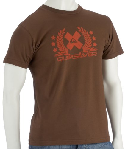 Quiksilver T- Shirt SS BASIC TEE PRINT M- COLD BLOODED, terra