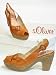 Damen s.Oliver Plateau Sandalette orange