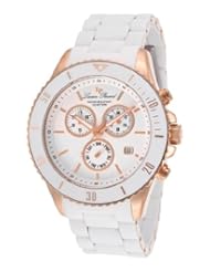 Lucien Piccard Womens LP-93609-RG-22 Mocassino Analog Display Swiss Quartz White Watch