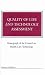 Book Quality of Life and Technology Assessment (Monograph of the Council on Health Care Technology)