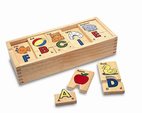 Childrens Toyshop  Toys : Learning Resources Woodshop Toys A-B-C Puzzle Blocks
