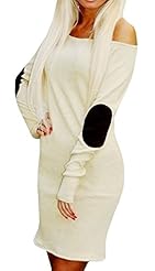 Sexy Long Sleeves Off the Shoulder Cotton/Nylon/Spandex Club Dress/Mini Dress 