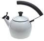 Le Creuset Enamel on Steel 1-1/5-Quart Piccolo Teakettle, White
