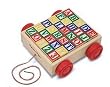 MELISSA & DOUG CLASSIC ABC BLOCK CART