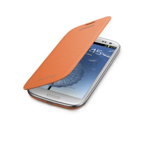 Samsung Galaxy S3 Flip Cover Case (Orange)
