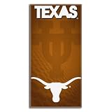 BSS - Texas Longhorns NCAA Fiber Reactive Beach Towel (Embelm Series) (60in x 30in)