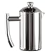 Frieling USA Double-Walled Stainless-Steel French Press Coffee Maker, Polished, 8 Ounces