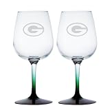 Green Bay Packers 12.75-Ounce Wine Glass Set