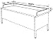 Mayline Group 3 Sided Dump Rail