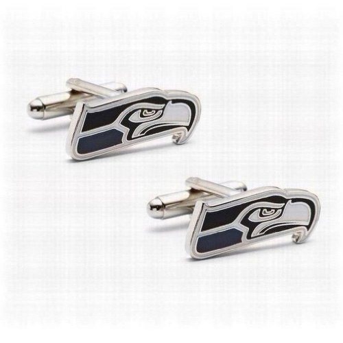 Seattle Seahawks Cufflinks - One Size