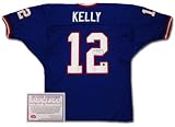 Jim Kelly Buffalo Bills NFL Hand Signed Authentic Style Away Blue Football Jersey