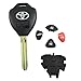 New 4 Buttons Remote Key Shell Case for Toyota 2007-2010 RAV4 Camry Yaris Avalon No Chips Inside