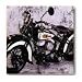 Ceramic Coaster Set - 4 pcs - Designer Coasters: Motorcycle/Motorcycles - (CCMO-002)