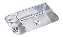 Hot Sale Elkay ELUH3219 Gourmet Lustertone Undermount Sink, Stainless Steel