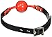 Outop Mouth Gag Breathable Ball Adjustable Fetish Restraint Sex Toy (Red)