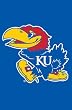 University of Kansas Jayhawks Flag - Garden Size