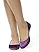 Women's Matte Satin Ballet Flats with Pleated Toe Detail by Dessy