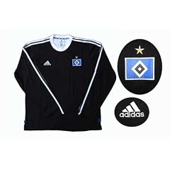 Hamburger SV T-Shirt Black Longsleeve Adidas