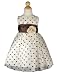 Sleeveless Organza Polka Dot Dress, special occasion, holiday dress