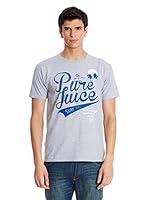 Pure Juice Camiseta Manga Corta Pj Text (Gris)
