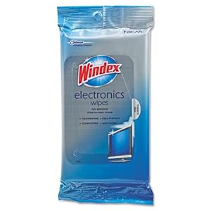Windex® - Electronics Cleaner, 25 Wipes - Sold As 1 Each - Gentle formula.
