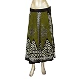 Umbrella Cut Summer Skirt Cotton Clothing for Women Size 16 (skt455a)